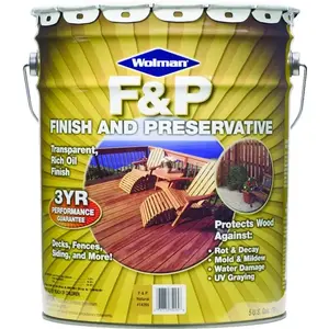 Wolman 14405 Wolman 640 Oz Redwood Exterior Wood Stain Finish And Preservative