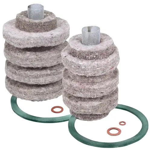 Oil Filter Cartridge, Wool Felt, 10 Filter