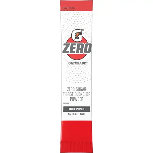 Zero Thirst Quencher Drink Mix Powder, Fruit Punch pack of 10 Zero Thirst Quencher Drink Mix Powder, Fruit Punch pack of 10