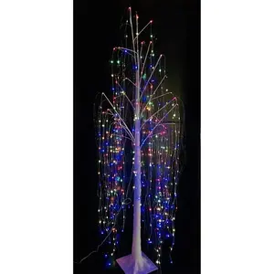 J Hofert 5334 Willow Tree, White, Multi Lights, 5 ft H