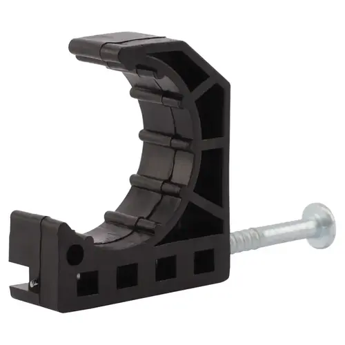 J-Hook Single Nail Clamp, 3/4 in, Plastic - pack of 10 J-Hook Single Nail Clamp, 3/4 in, Plastic - pack of 10