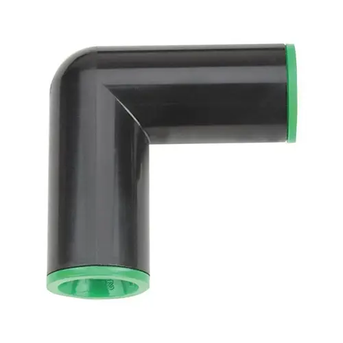 Compression Elbow Compression, Compression, ABS, Black/Green Pair Compression Elbow Compression, Compression, ABS, Black/Green Pair