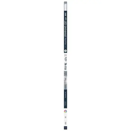 T48/841/LEDG2 LED Bulb, Linear, Plug and Play, T8, T12 Lamp, G13 Lamp Base, Frosted, Cool White Light T48/841/LEDG2 LED Bulb, Linear, Plug and Play, T8, T12 Lamp, G13 Lamp Base, Frosted, Cool White Light