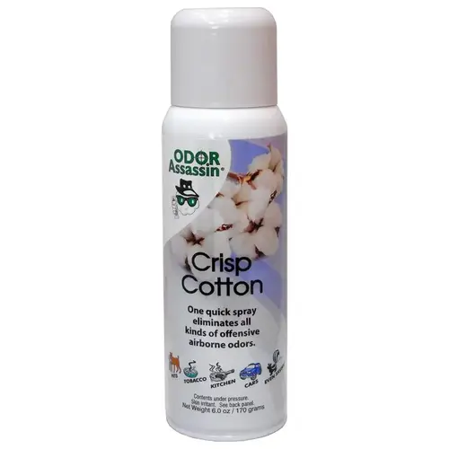 Odor Control Spray Convenient Sprays Cotton Scent 6 oz Liquid