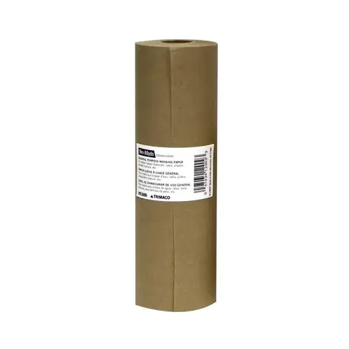 Masking Paper 9" W X 180 ft. L Paper Brown Masking Paper 9" W X 180 ft. L Paper Brown