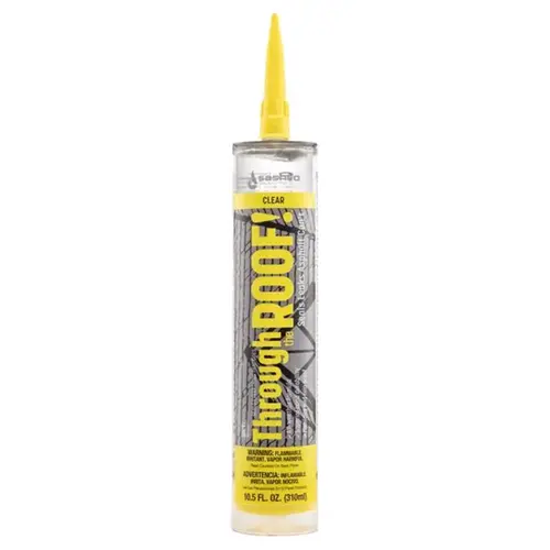 Through the ROOF 10.5 oz. Clear High Performance Roof Caulk