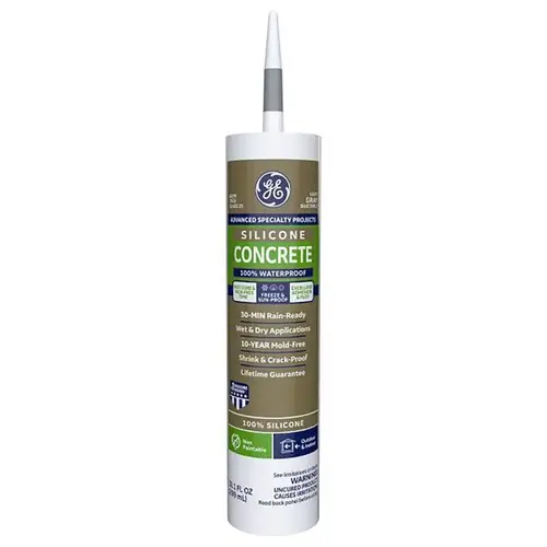 Concrete Silicone Advanced Speciality Products, Light Gray, 10.1 Oz. Cartrid