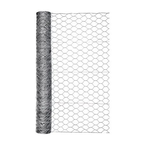 Poultry Netting 48" H X 50 ft. L 20 Ga. Silver Galvanized