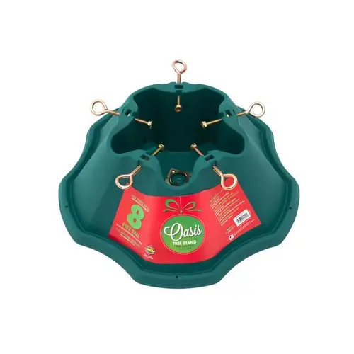 Christmas Tree Stand Medium Plastic Real 8 ft. Green Christmas Tree Stand Medium Plastic Real 8 ft. Green