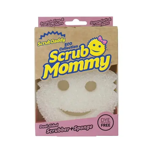 Scrubber Sponge Scrub Mommy Non-Scratch For Multi-Purpose White Scrubber Sponge Scrub Mommy Non-Scratch For Multi-Purpose White