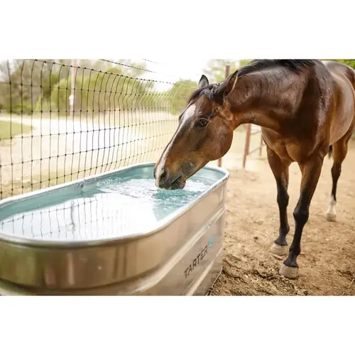 Stock Tank 125-148 gal For Livestock Silver Stock Tank 125-148 gal For Livestock Silver