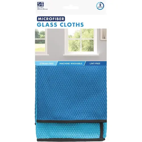 Cleaning Cloth Microfiber 12" W X 16" L Pair Cleaning Cloth Microfiber 12" W X 16" L Pair