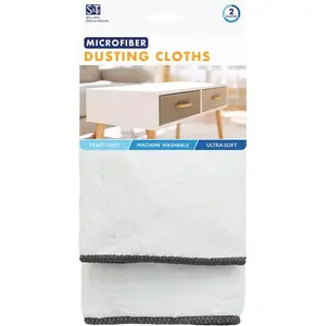 Schroeder & Tremayne 239600 Cleaning Cloth Microfiber 12" W X 16" L Pair