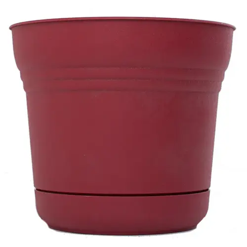 Saturn SP1412 Planter, 12.8 in W, Plastic, Union Red Saturn SP1412 Planter, 12.8 in W, Plastic, Union Red