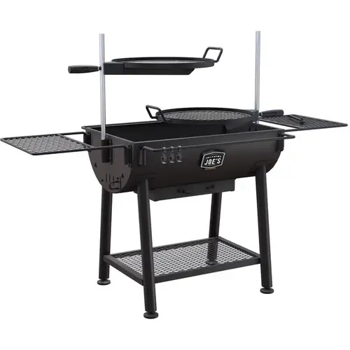 Firecraft Series Barrel Charcoal Grill, Black Firecraft Series Barrel Charcoal Grill, Black