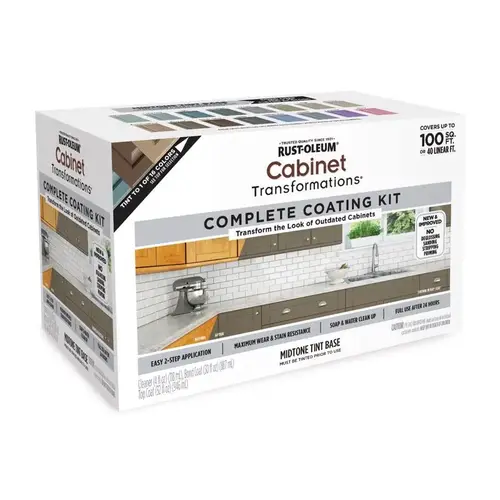 Cabinet Refinishing System Cabinet Transformations Satin Dark Tint Base Interior 1 qt Dark Cabinet Refinishing System Cabinet Transformations Satin Dark Tint Base Interior 1 qt Dark