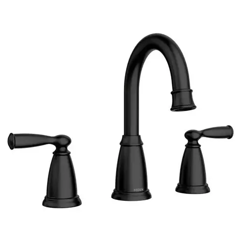 Widespread Bathroom Sink Faucet Banbury Matte Black 8 - 16" Matte Black Widespread Bathroom Sink Faucet Banbury Matte Black 8 - 16" Matte Black