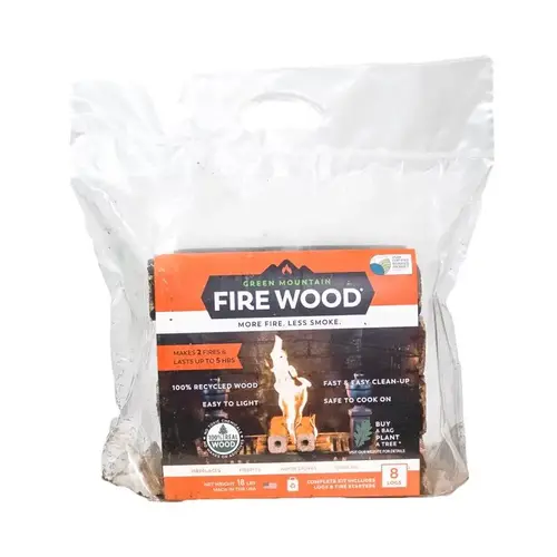 8-Log Firewood Bundle, Virtually Smoke-Free