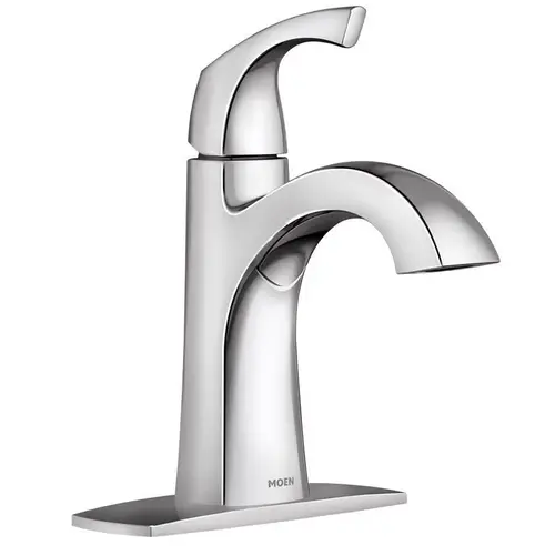 Single-Handle Bathroom Sink Faucet Lindor Chrome 4" Chrome Single-Handle Bathroom Sink Faucet Lindor Chrome 4" Chrome