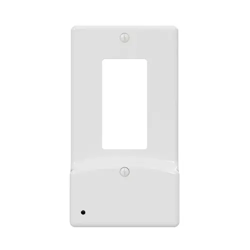 LumiCover Nightlight Wallplate, 1-7/8 in L, 4-1/2 in W, White