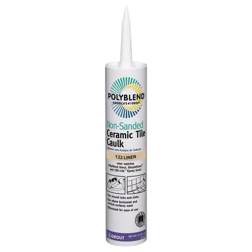 Caulk Polyblend Linen Siliconized Acrylic Tile 10.5 oz Linen