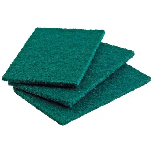 Scouring Pad Heavy Duty For Multi-Purpose 7" L Green Scouring Pad Heavy Duty For Multi-Purpose 7" L Green