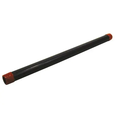Pre-Cut Pipe 1" D X 18" L Black Steel