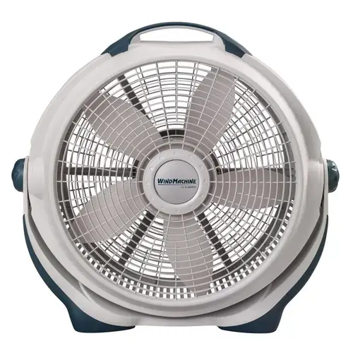 Wind Machine Portable Room Fan, 120 V, 20 in Dia Blade, 5-Blade, 3-Speed, 4750 cfm Air, Gray Wind Machine Portable Room Fan, 120 V, 20 in Dia Blade, 5-Blade, 3-Speed, 4750 cfm Air, Gray