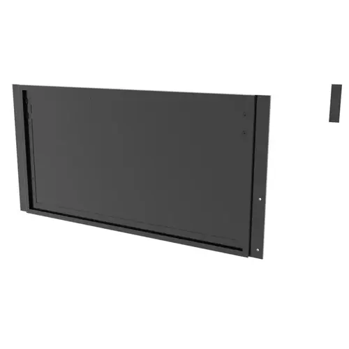 Display 18" H X 1" W X 37" L Black Metal Black Display 18" H X 1" W X 37" L Black Metal Black