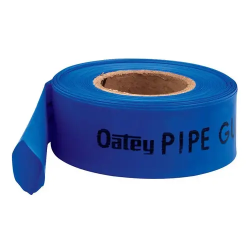 Pipe Guard, Polyethylene, Blue, Non-Code Installation