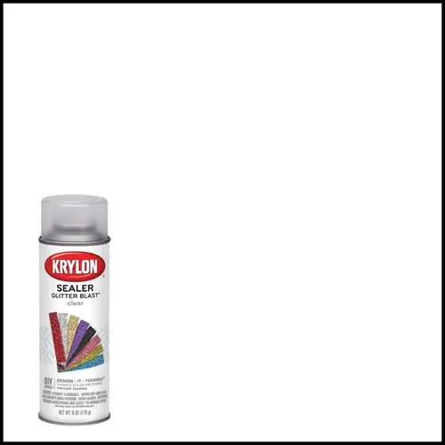 Glitter Blast Sealer Spray, Glitter, Clear, 6 oz, Aerosol Can