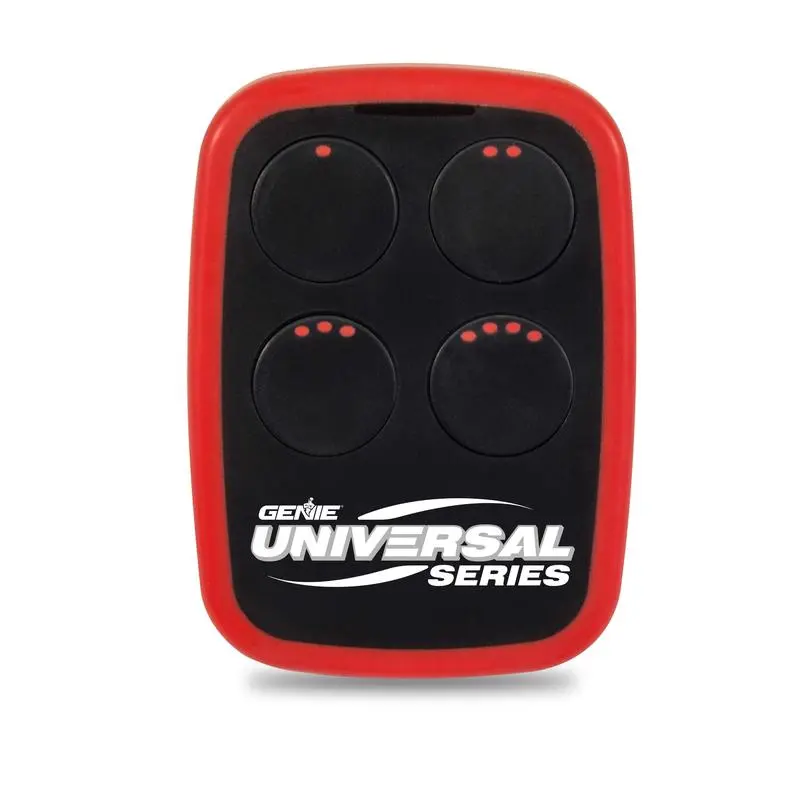 Genie Universal Remote Control 4 Door For All Major Garage Door Opener Brands Black/Red 40657R Genie Universal Remote Control 4 Door For All Major Garage Door Opener Brands Black/Red 40657R