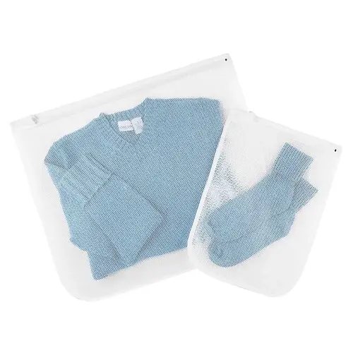 Laundry Bag Clear Mesh Fabric Collapsible Clear Pair Laundry Bag Clear Mesh Fabric Collapsible Clear Pair