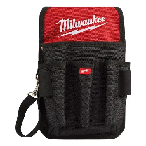 Utility Pouch 6.7" W X 10.75" H Ballistic Nylon 9 pocket Black/Red Black/Red Utility Pouch 6.7" W X 10.75" H Ballistic Nylon 9 pocket Black/Red Black/Red