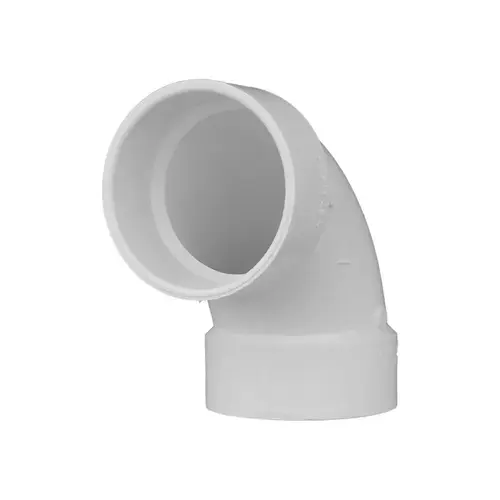 1-1/4 In. Schedule 40 90 Deg. Sanitary DWV PVC Elbow (1/4 Bend) 1-1/4 In. Schedule 40 90 Deg. Sanitary DWV PVC Elbow (1/4 Bend)