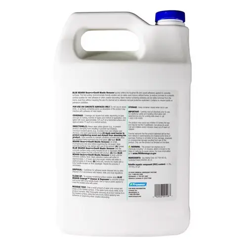 Mastic and Adhesive Remover Bean-e-doo Liquid 1 gal - pack of 4 Mastic and Adhesive Remover Bean-e-doo Liquid 1 gal - pack of 4