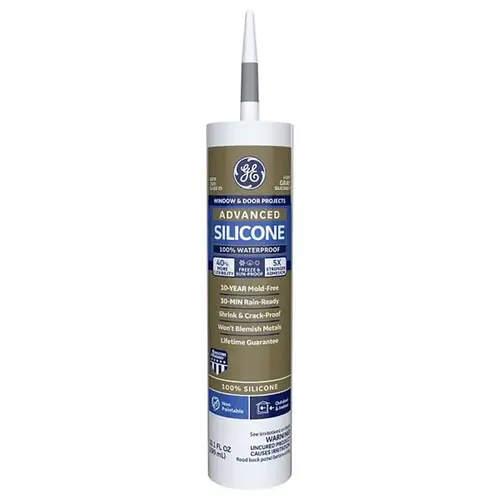 Caulk Sealant Advanced Light Gray Silicone 2 Window and Door 10.1 oz Light Gray Caulk Sealant Advanced Light Gray Silicone 2 Window and Door 10.1 oz Light Gray