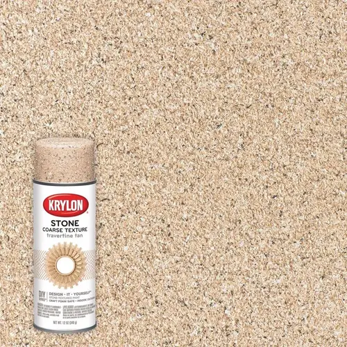 Texture Spray Stone Coarse Travertine Tan 12 oz Travertine Tan Texture Spray Stone Coarse Travertine Tan 12 oz Travertine Tan
