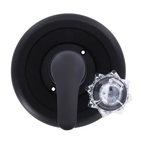 Delta Lever and Knob Tub & Shower Trim Kit, Matte Black