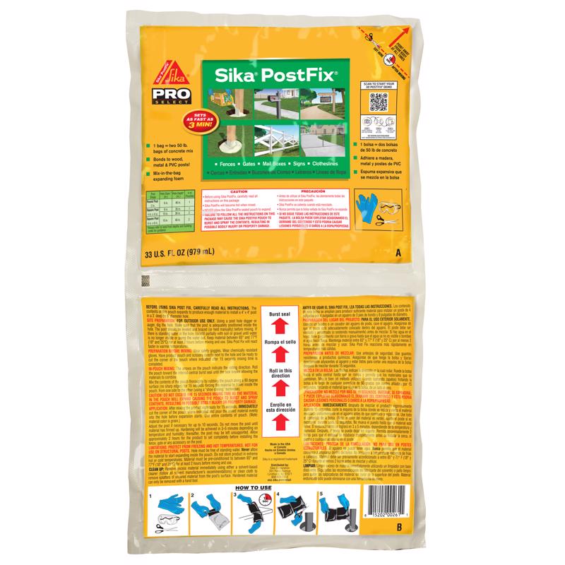 SIKA CORPORATION 483503 Fence Post Mix Brown/Light Green