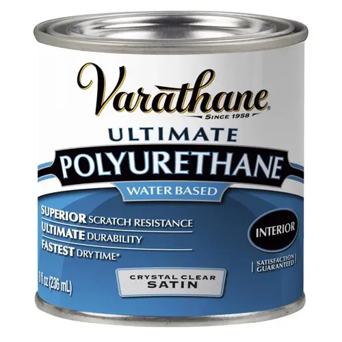 Polyurethane, Liquid, Crystal Clear, 0.5 pt, Can Polyurethane, Liquid, Crystal Clear, 0.5 pt, Can