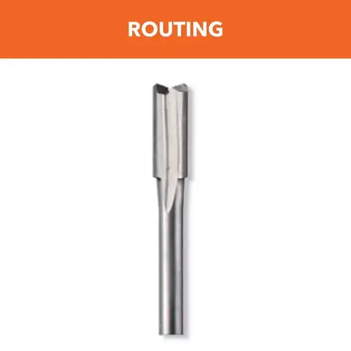 Router Bit, 3/16 in Dia Cutter, 1/8 in Dia Shank, 1-Cutter, HSS Router Bit, 3/16 in Dia Cutter, 1/8 in Dia Shank, 1-Cutter, HSS