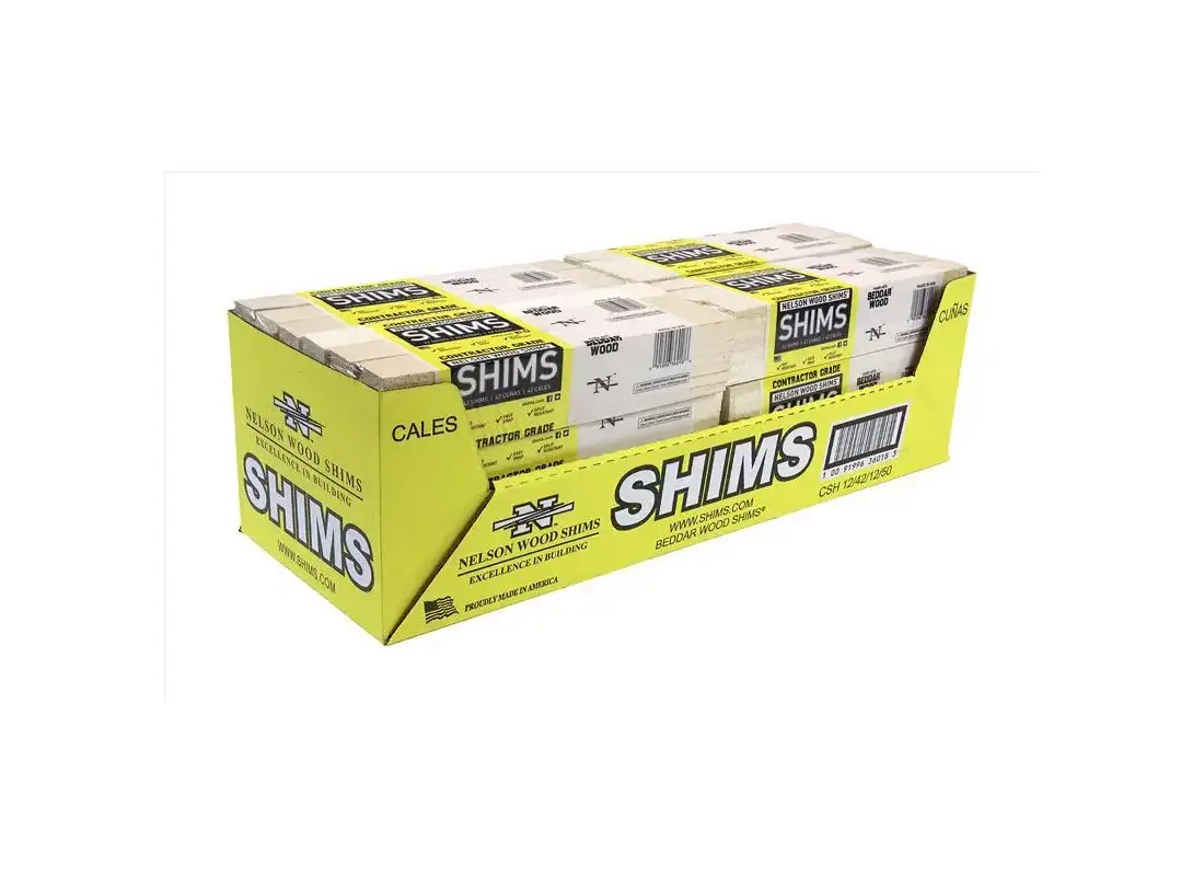 その他 shimisin Nelson CSH12/42/12/48B-XCP12 Shim, 12 in L, Wood - pack of 504 Buy Now