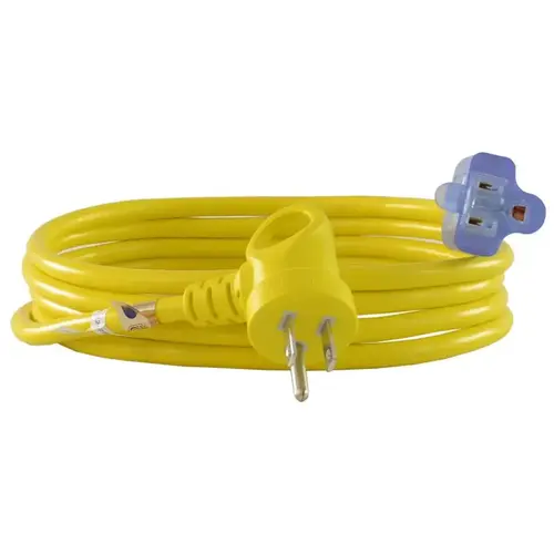Extension Cord Indoor or Outdoor 9 ft. L Yellow 16/3 SJTW Yellow