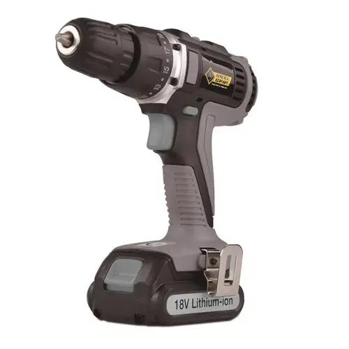 Cordless Drill 18 V 3/8" Kit (Battery & Charger) Cordless Drill 18 V 3/8" Kit (Battery & Charger)