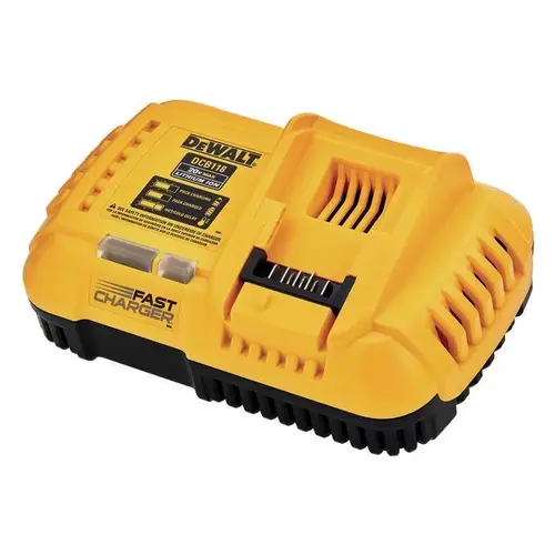 Fast Charger, 20 to 60 V Input, 6 Ah, 60 min Charge, Battery Included: Yes Yellow Fast Charger, 20 to 60 V Input, 6 Ah, 60 min Charge, Battery Included: Yes Yellow