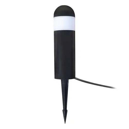 Bollard Light Low Voltage 0.5 W LED Black