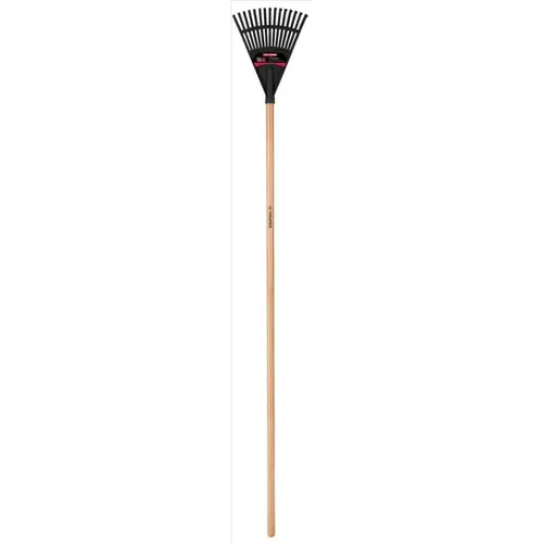 Shrub Rake Tru-Tough 54.5" 15 Tine Poly Wood Handle