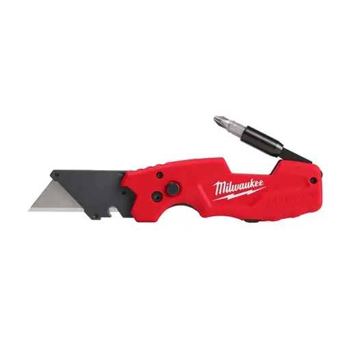 Utility Knife Fastback 8-3/4" Folding 6-in-1 Red Red Utility Knife Fastback 8-3/4" Folding 6-in-1 Red Red
