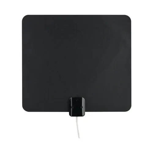 Ultra Thin Amplified Antenna Indoor HDTV Black